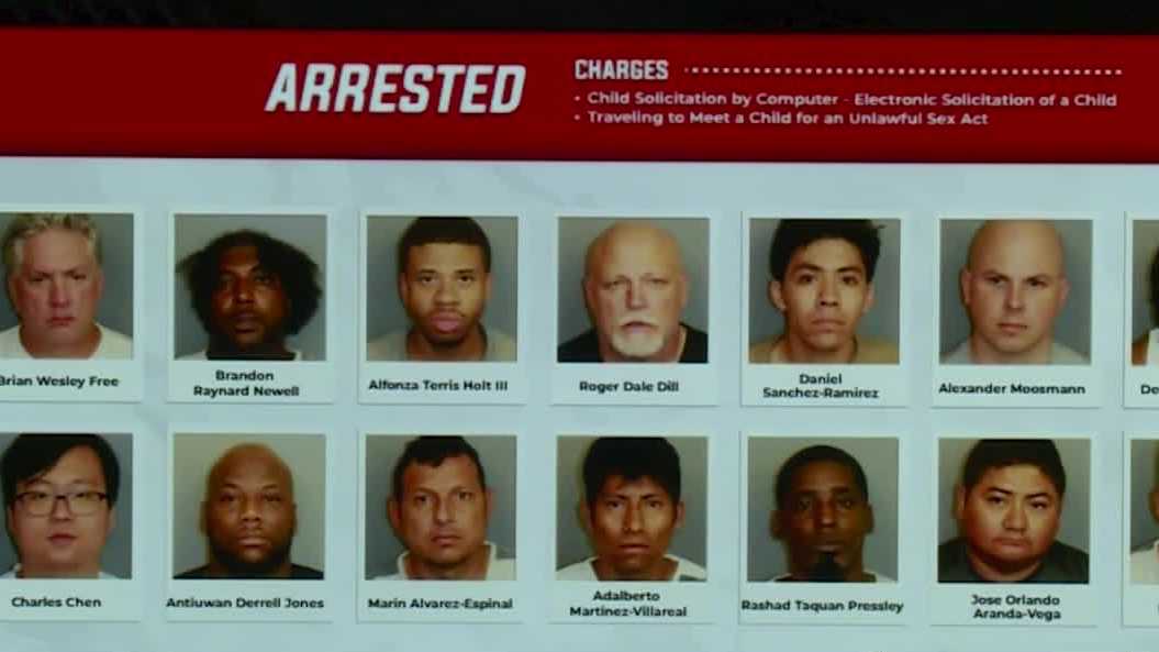 Multiple local, state and federal agencies worked together on the weeklong sting called Operation Safe Harbor.