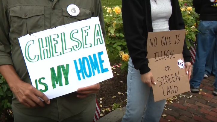 Chelsea Community Holds Vigil After Two Students Detained by ICE