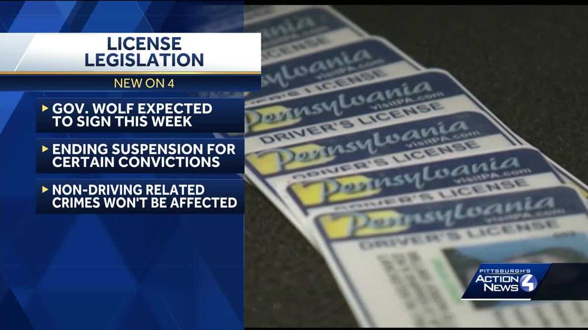 Under new state law, Pennsylvania will end driver's license suspensions