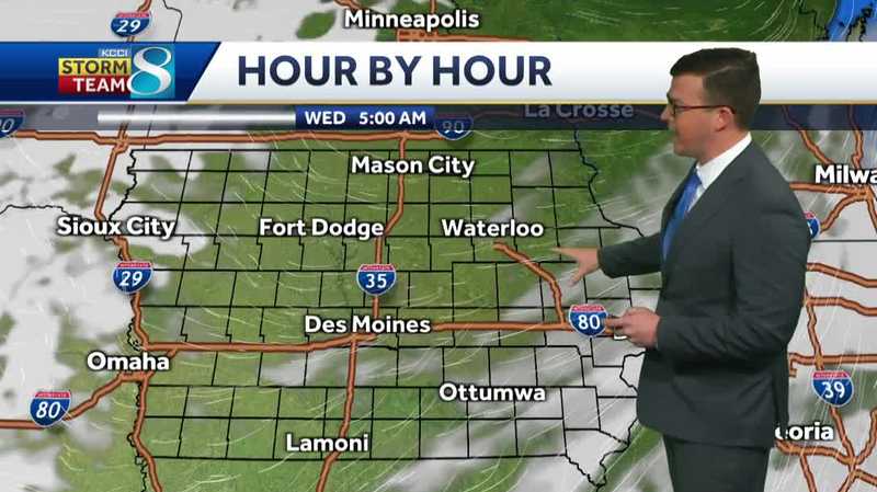 Iowa weather: Sunny today with more rain chances later this week