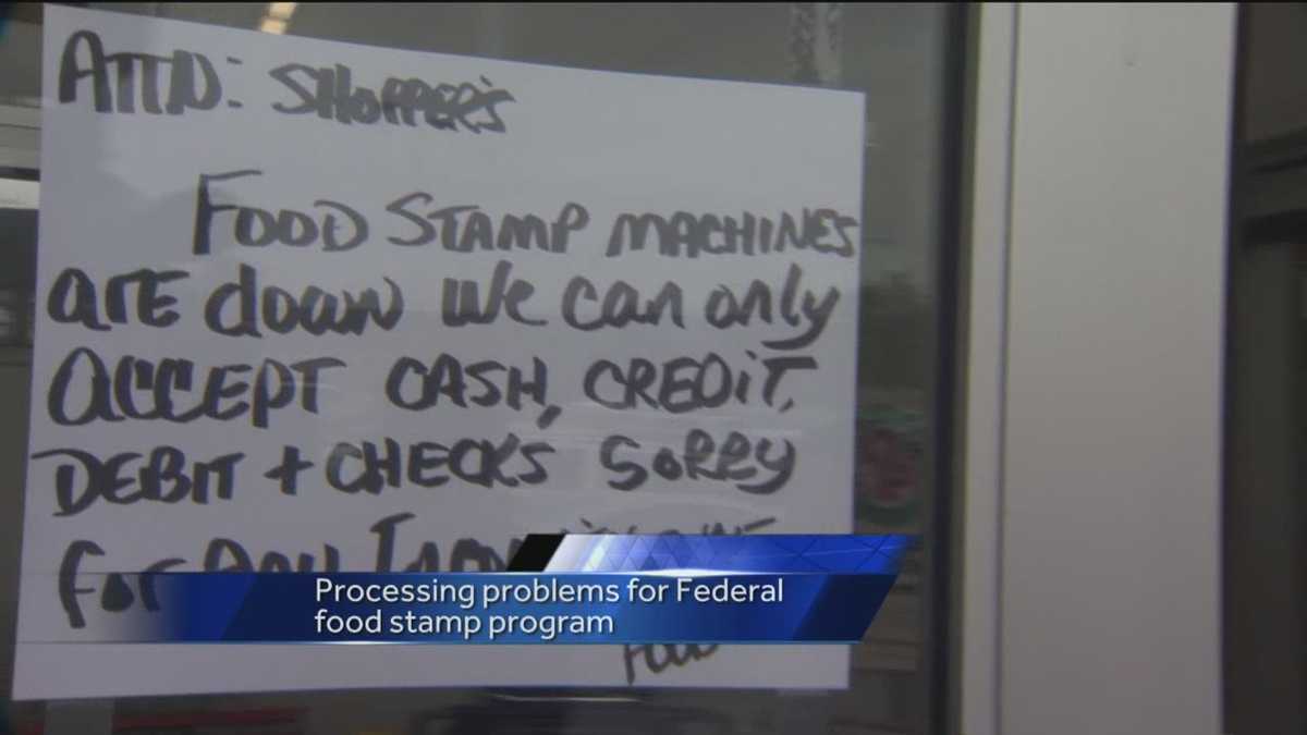 Food stamp outage fixed