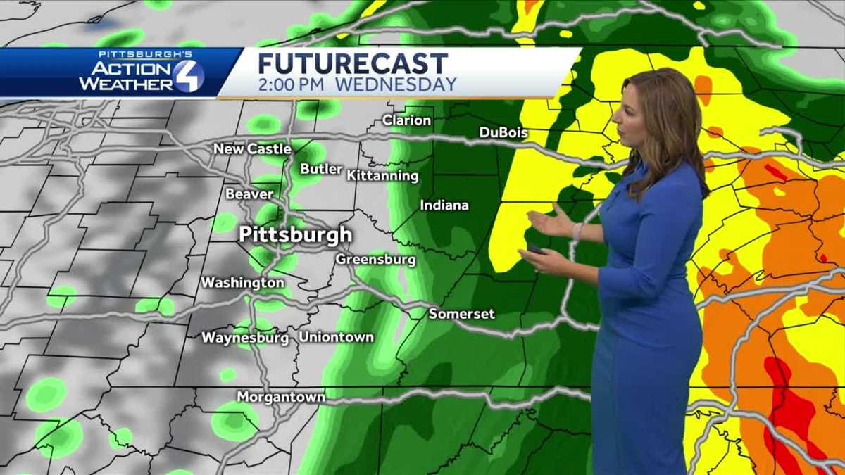 PITTSBURGH WEATHER: Heavy rain moving out of Western Pa. area ...