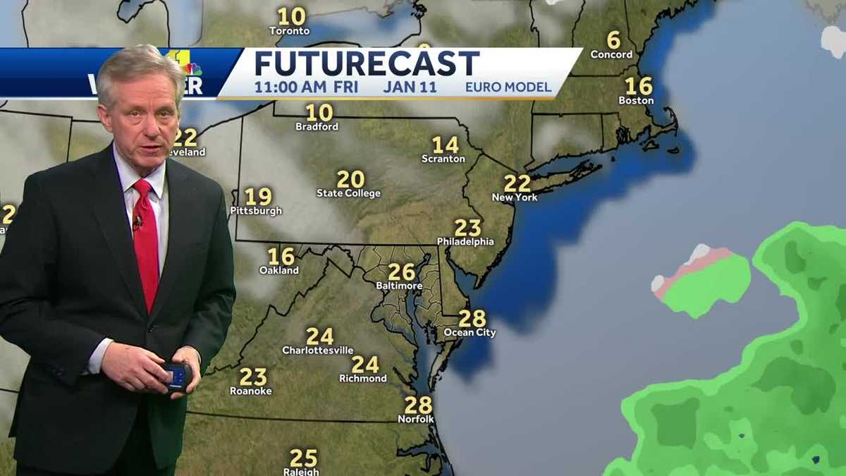 Cold temps for Friday, snow for the weekend