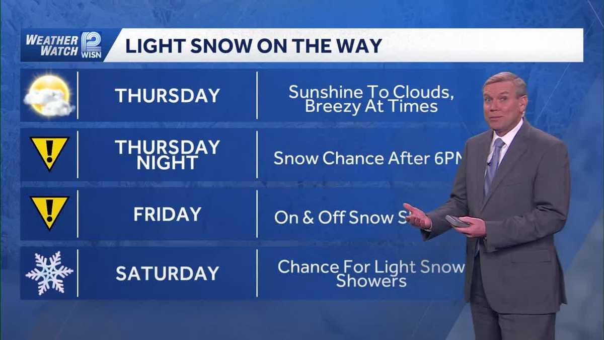 More snow on the way for SE Wisconsin