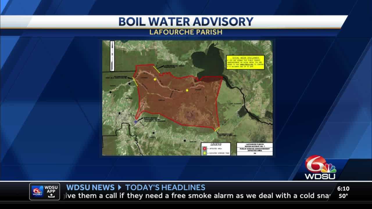 Some Thibodaux Residents Under Boil Water Advisory