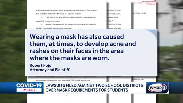 Lawsuits filed against two school districts over mask requirements for students - Vimarsana News
