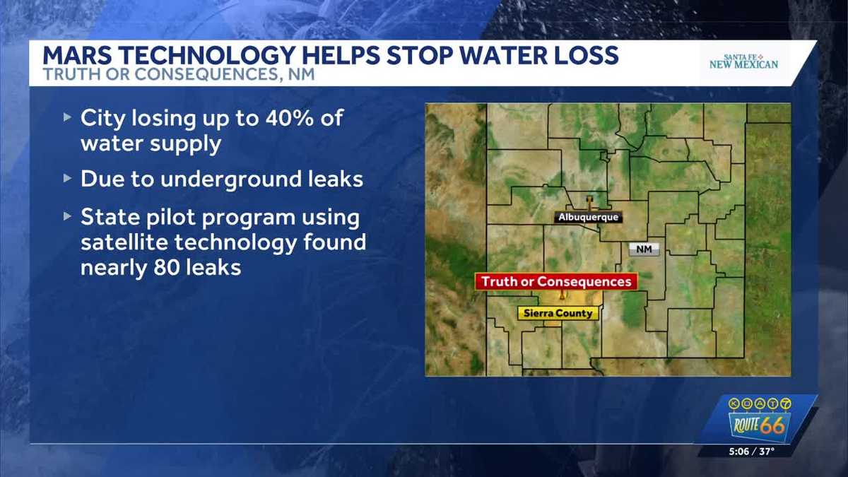 New Mexico Environment Department launches new technology to identify water leaks