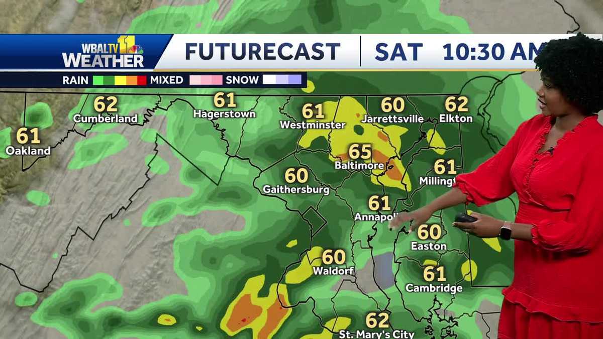 Baltimore weather forecast Rainy Preakness Saturday in Maryland