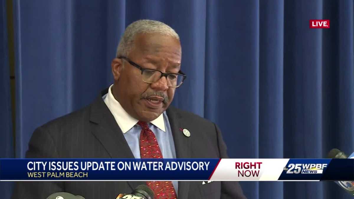 Palm Beach County Water Advisory Continues