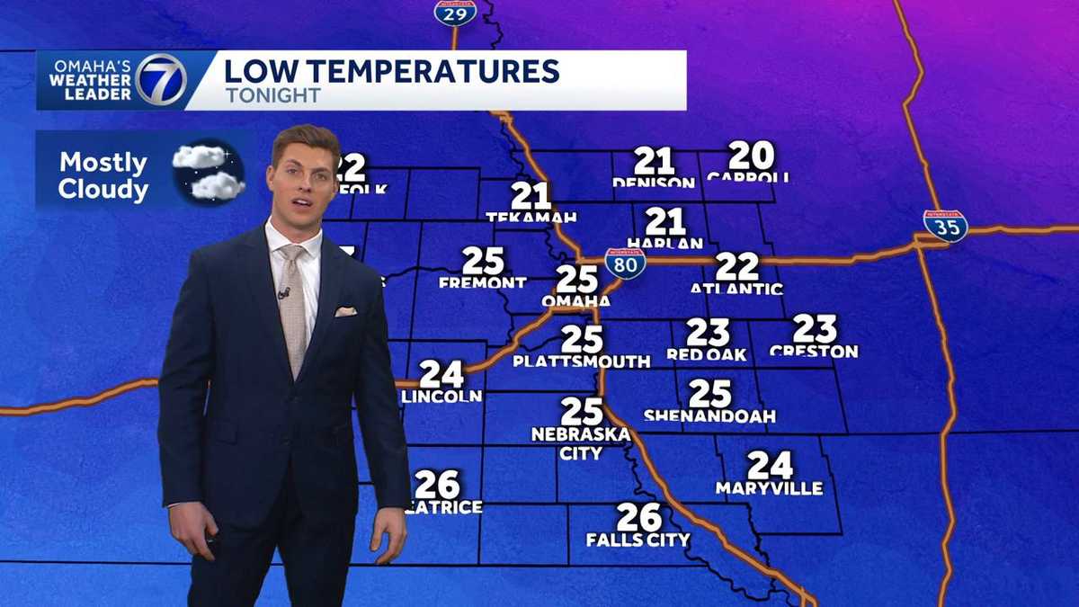 A chance for wintry mix Friday afternoon in Omaha - KETV