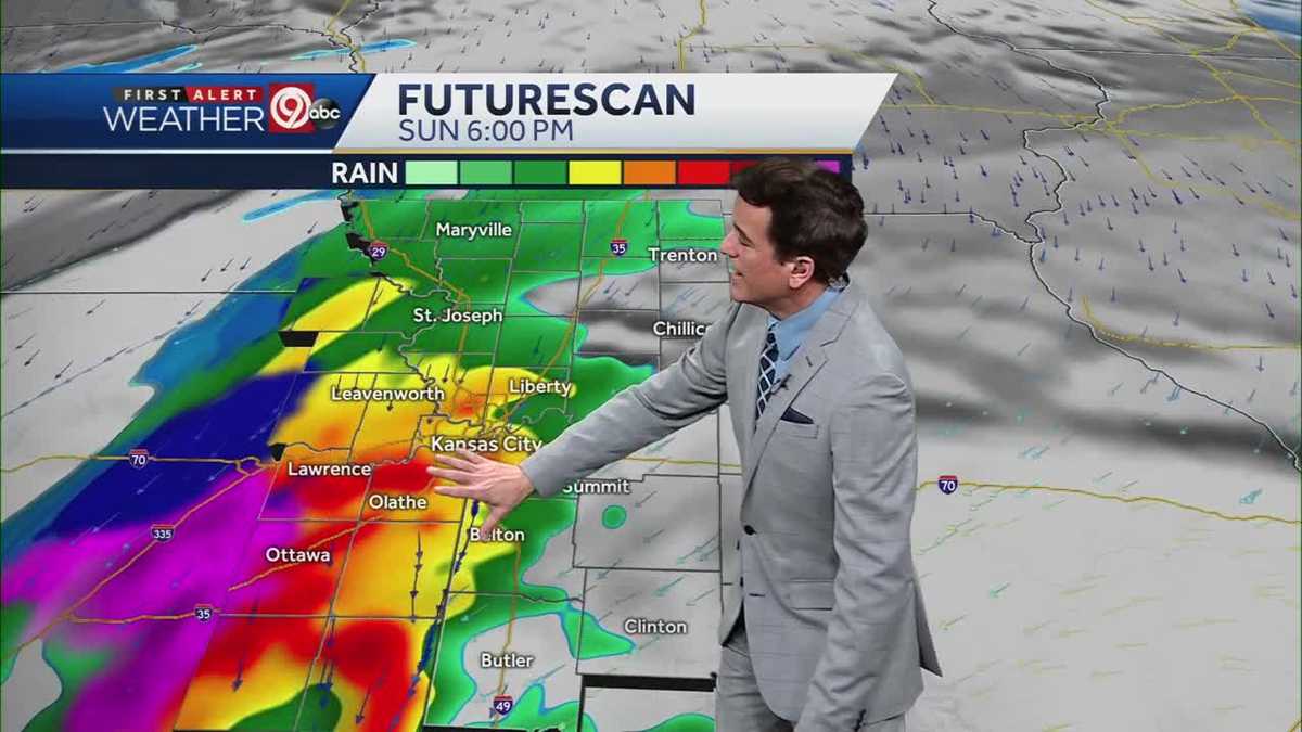KANSAS CITY WEATHER: Rain, wintry mix expected to move in later Sunday