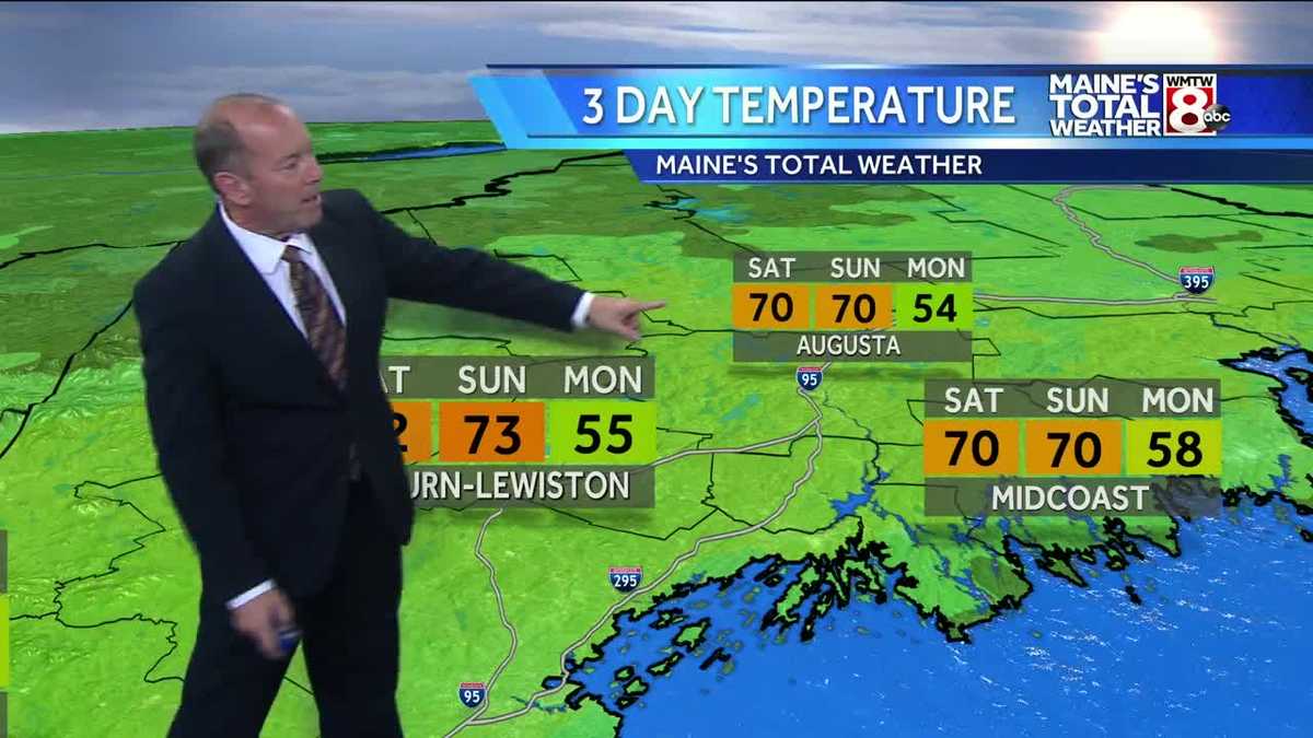A warmer weekend with a mix of sun and clouds