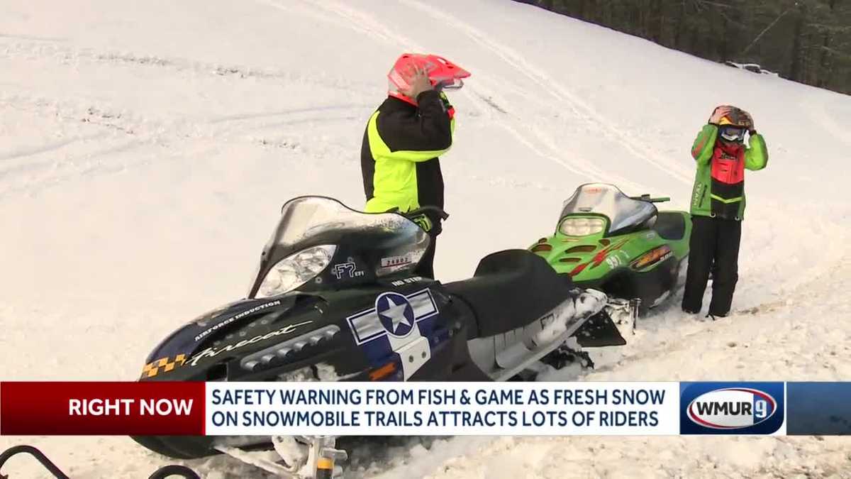 Several snowmobile crashes reported as riders take to trails after ...