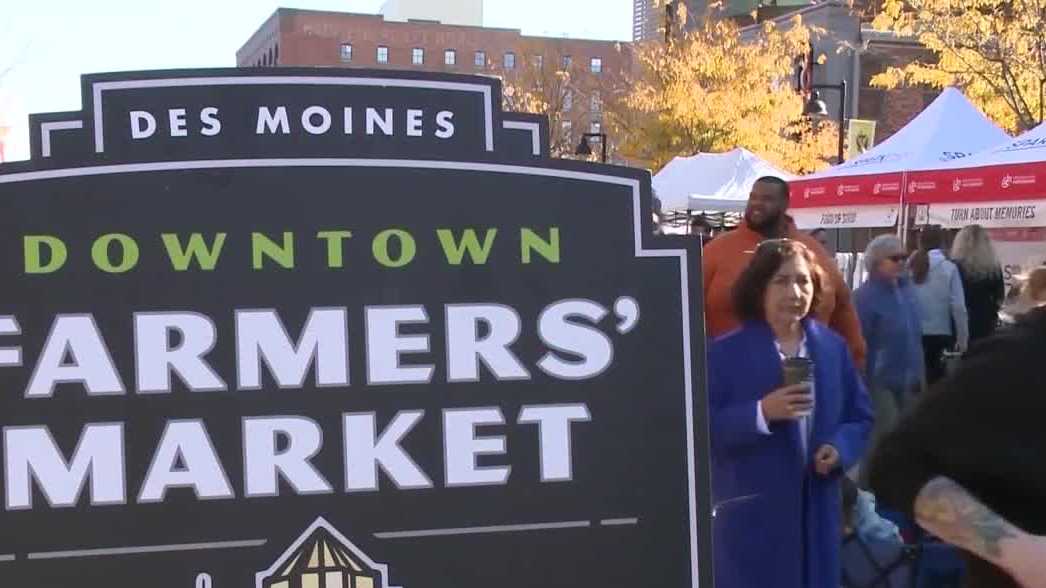 Downtown Farmers' Market kicks off 51st season in Des Moines