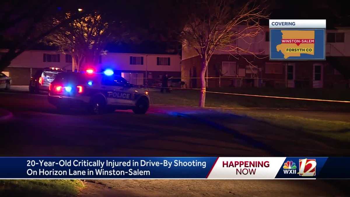 Person critically injured in drive-by shooting, Winston-Salem police say