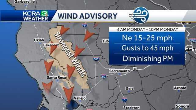 Clear skies, a north breeze and possible rain in the forecast
