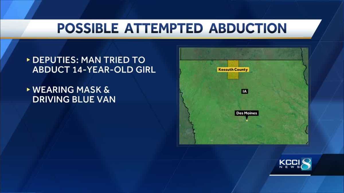 Iowa deputies report attempted abduction of teen girl - KCCI