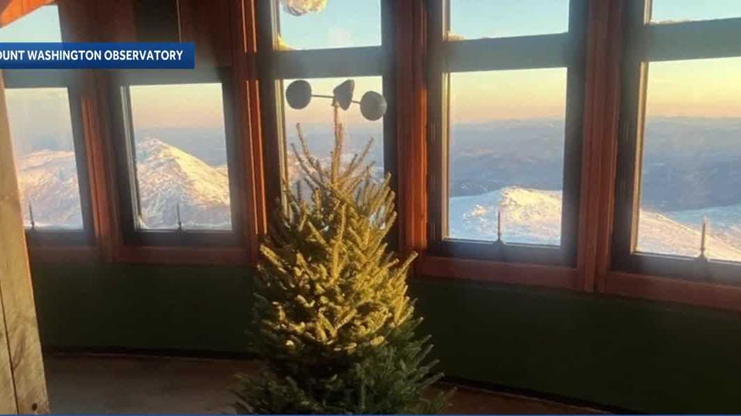 Winter weather and festivities at Mt. Washington Observatory