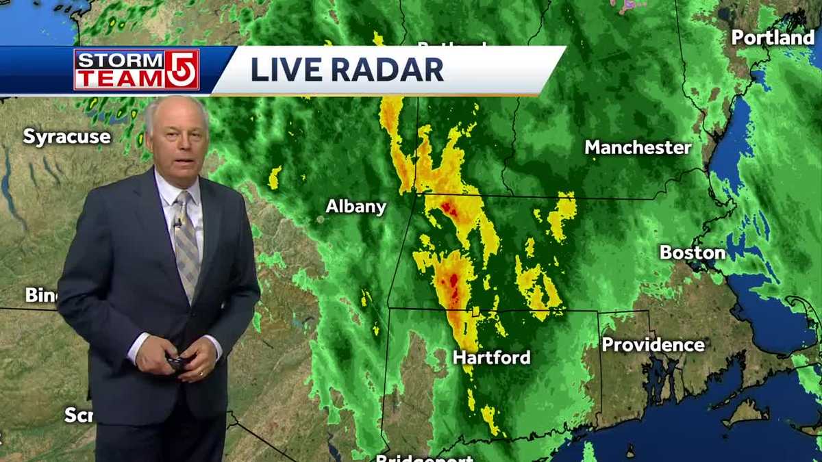 Video: Showers move across Boston area tonight