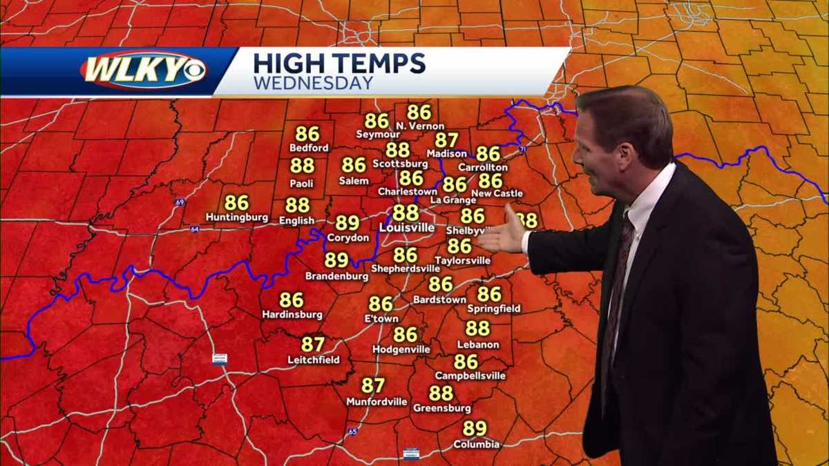 Heating up later this week