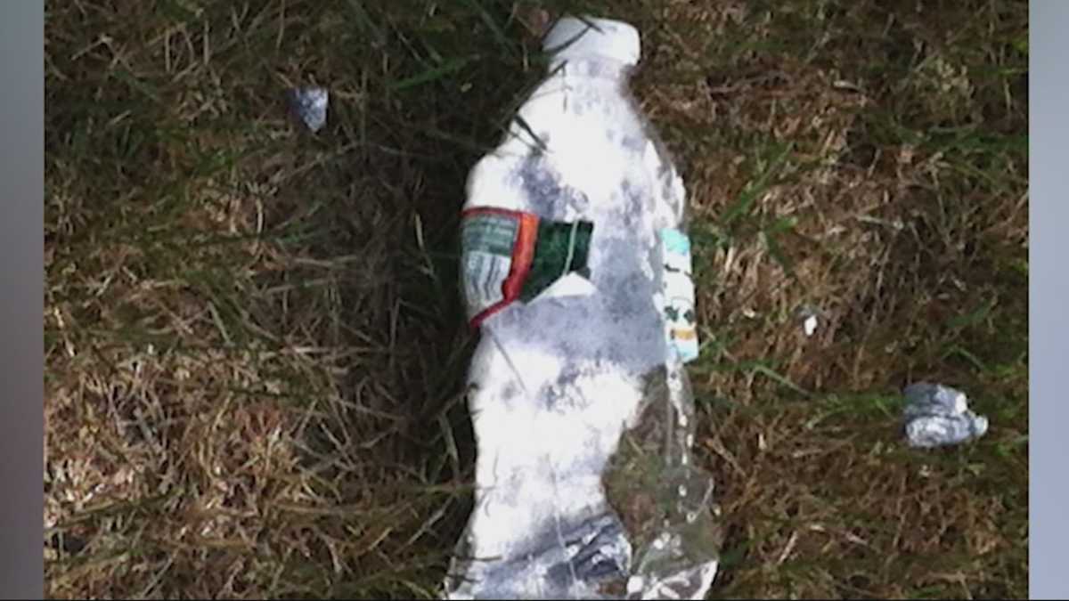 Residents on alert after bottle bombs found
