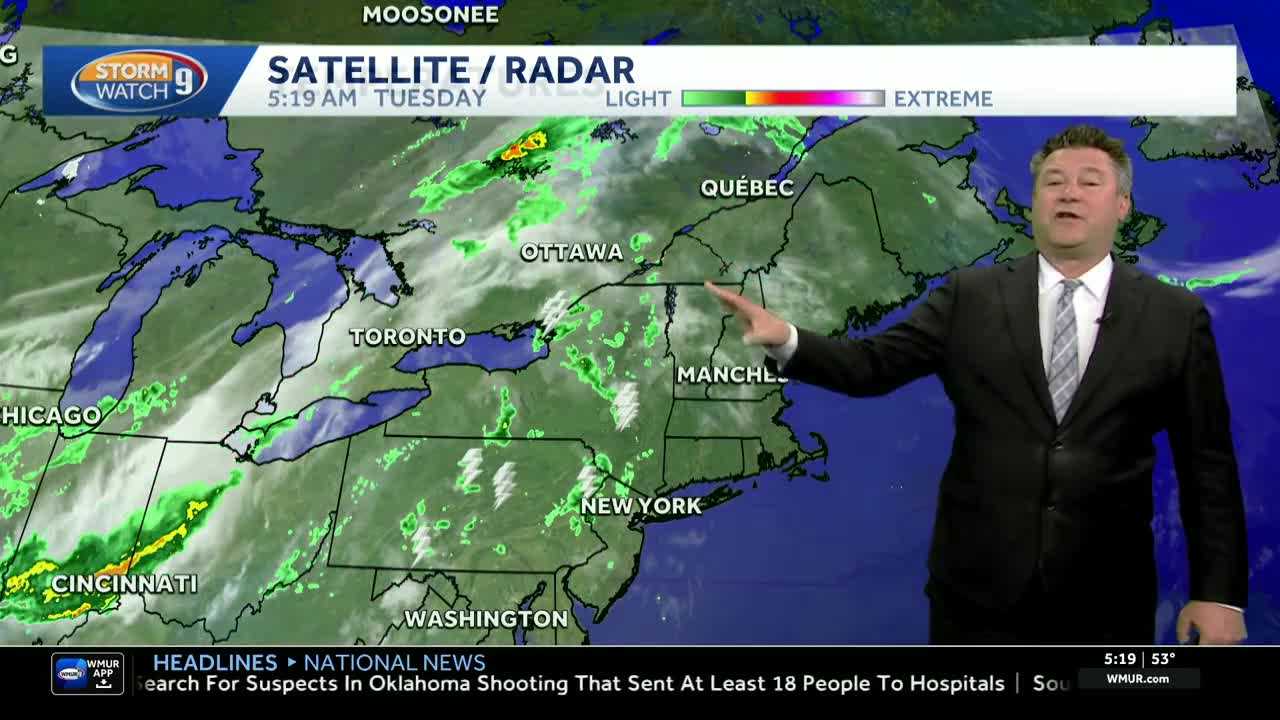 Video: Possible thunderstorms up north starting this afternoon