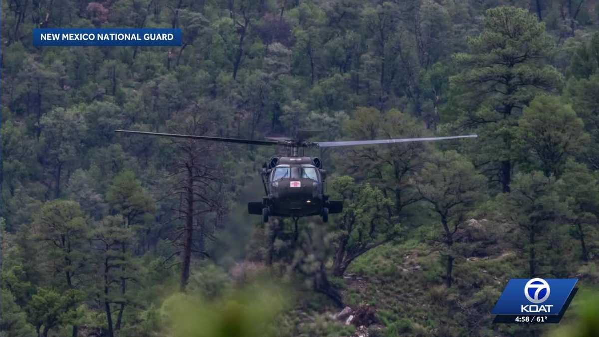 New Mexico National Guard rescues stranded hiker in Lincoln County