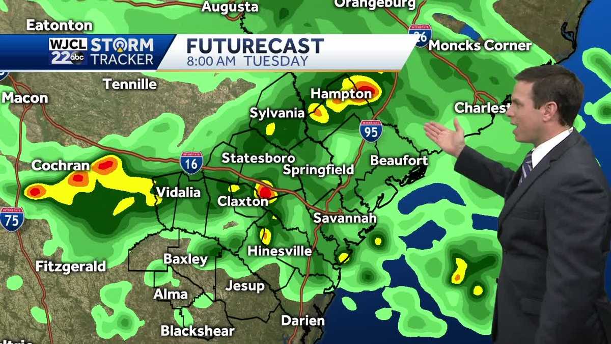 On and off rain throughout the day - WJCL