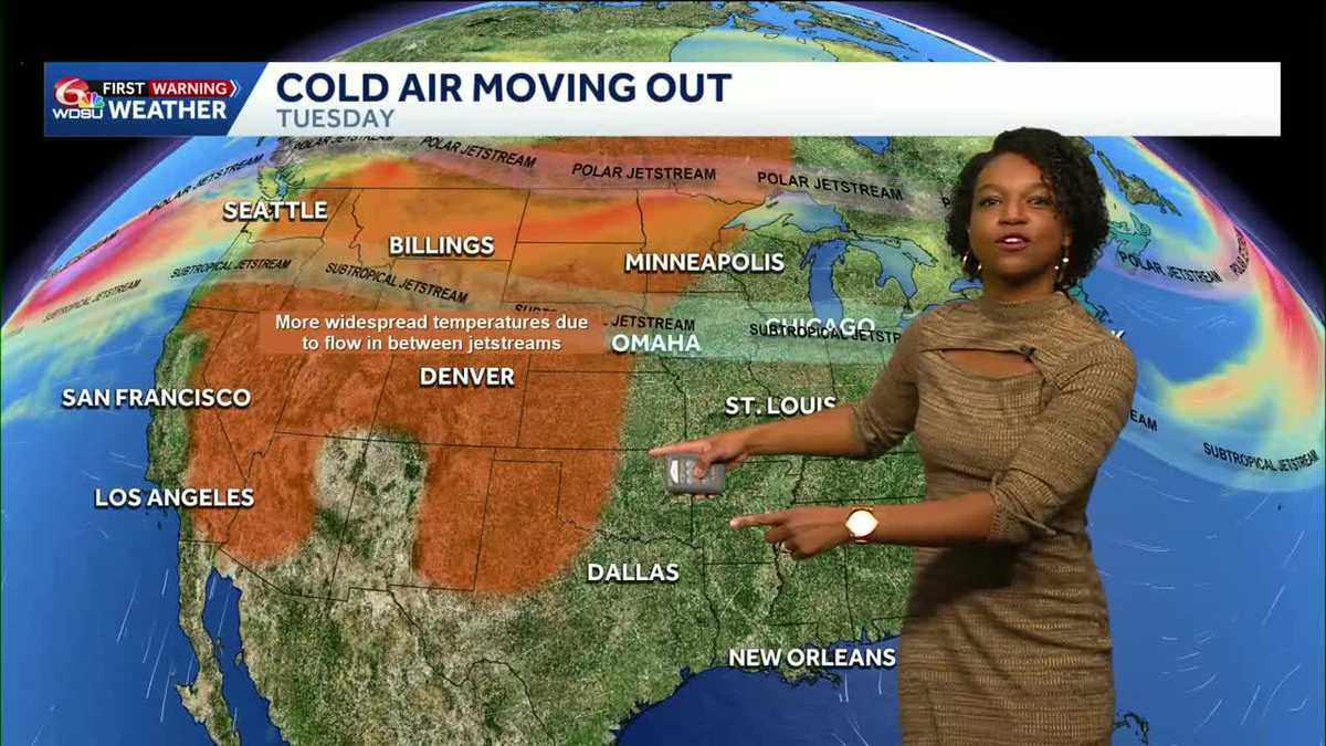 Cold start to the work week before temperatures make a rebound