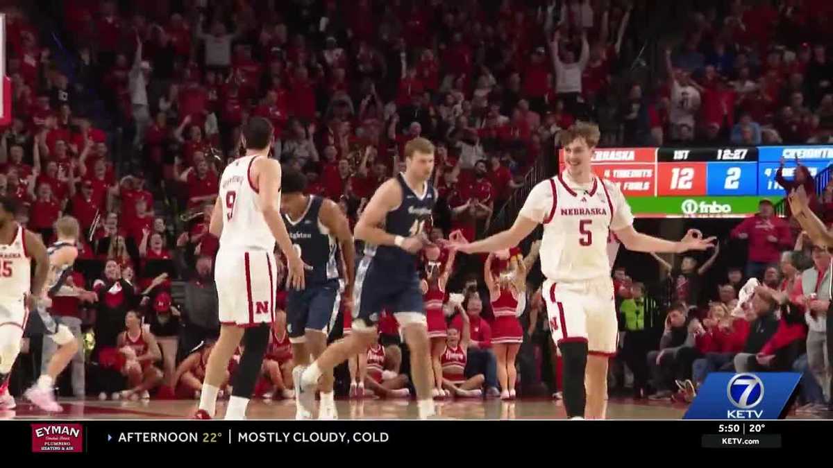 Rienk Mast scores 20 points in Nebraska's win over Creighton