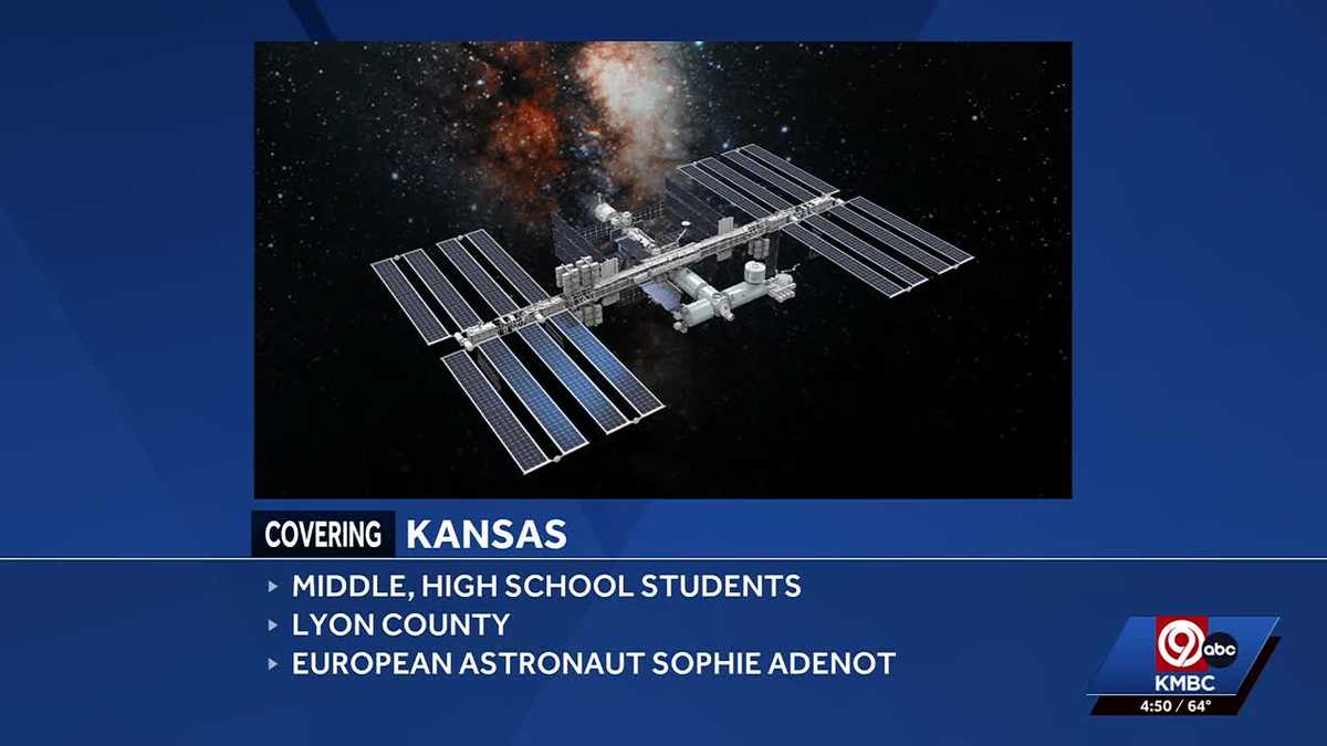 Astronaut at International Space Station will answer questions from Kansas students