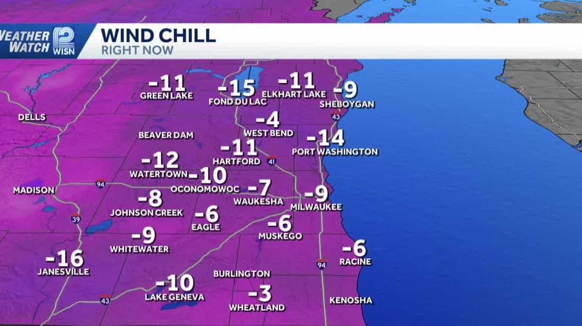 Bitter Cold Blast in SE Wisconsin