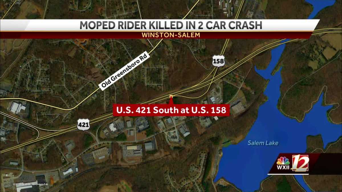 WinstonSalem multivehicle crash kills moped driver