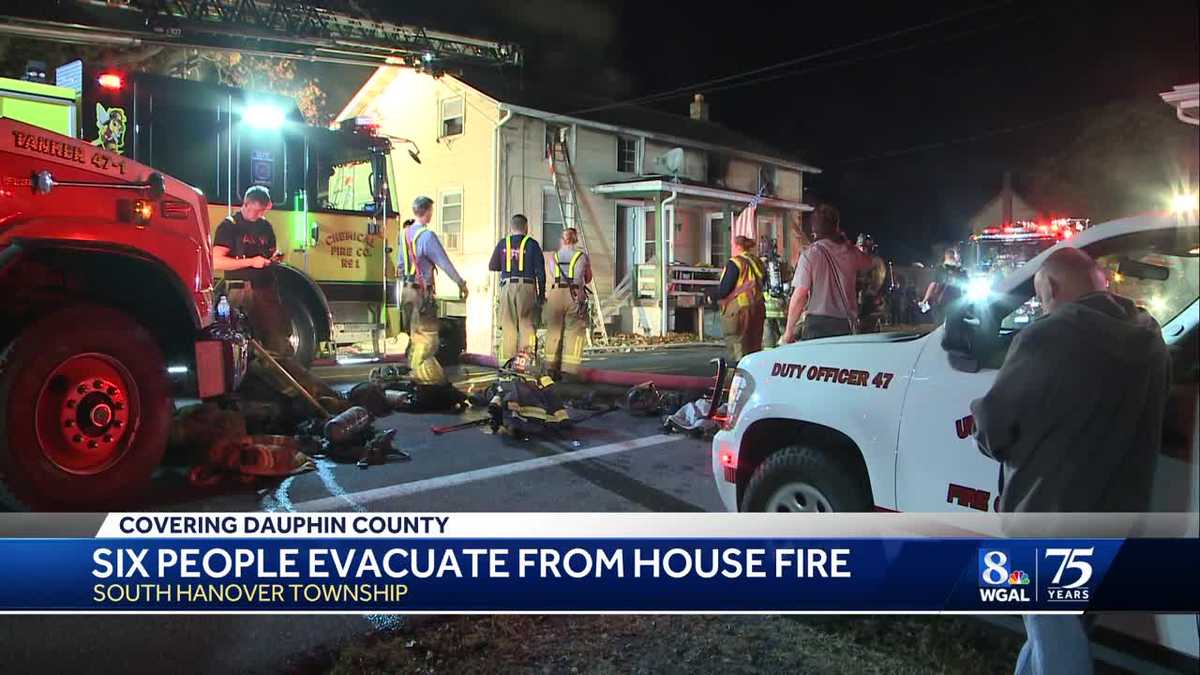 6 people, 5 pets evacuate early morning duplex fire in Dauphin County, Pa.
