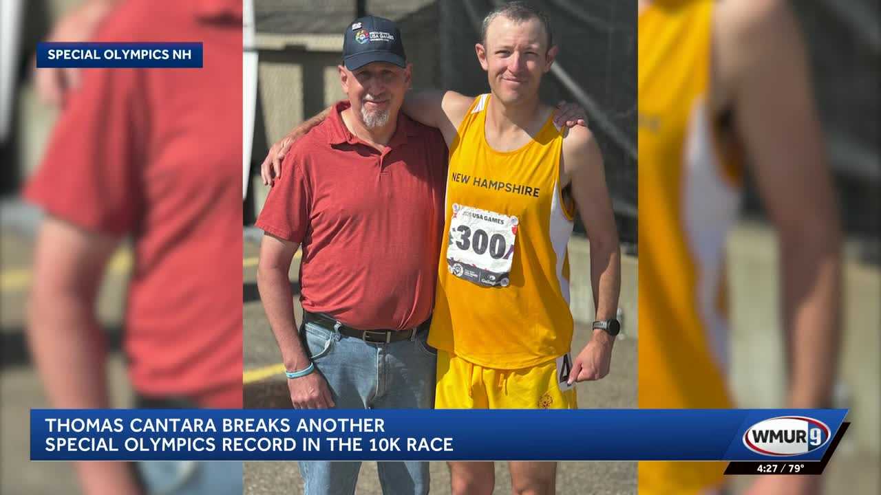 New Hampshire runner breaks second record at Special Olympics USA Games