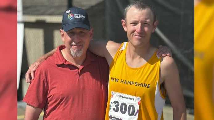 New Hampshire runner breaks second record at Special Olympics USA Games