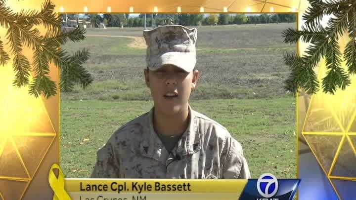 Military Greetings: Lance Cpl. Kyle Bassett