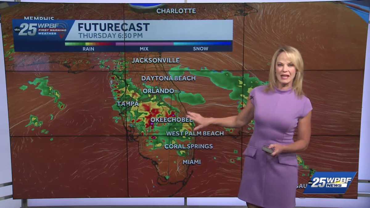 Impact Storms for South Florida Today