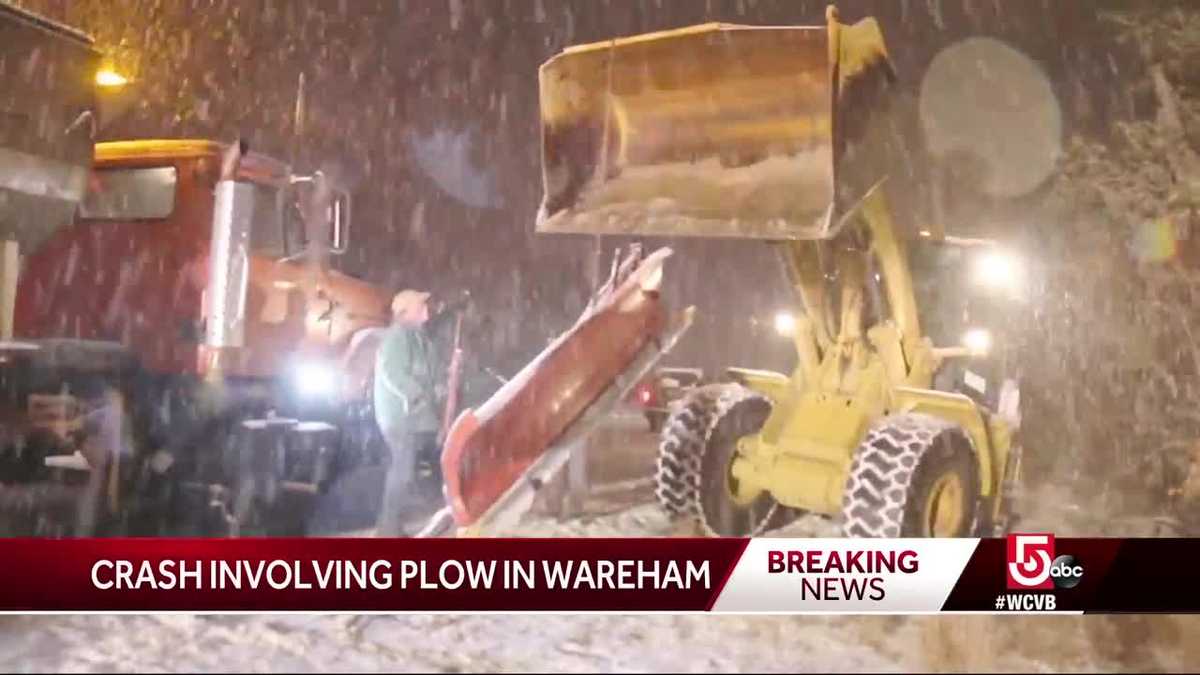 Snowplow, truck collide on Route 25