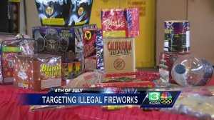 Law enforcement cracks down on illegal fireworks