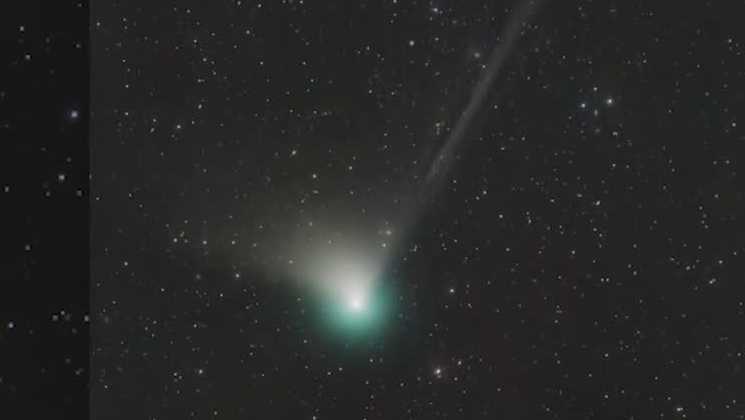 Cometa que pasa cerca de la Tierra esta semana, visible sobre Cluster, Nueva Inglaterra