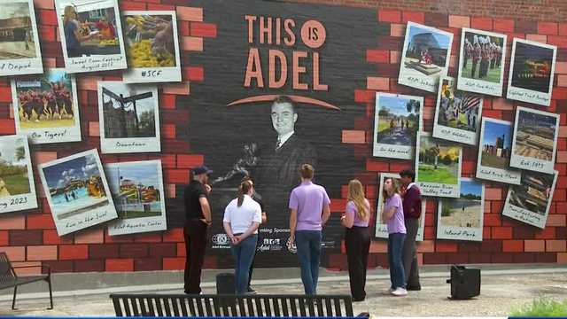 Adel mural encourages viewers to virtually become a part of the art
