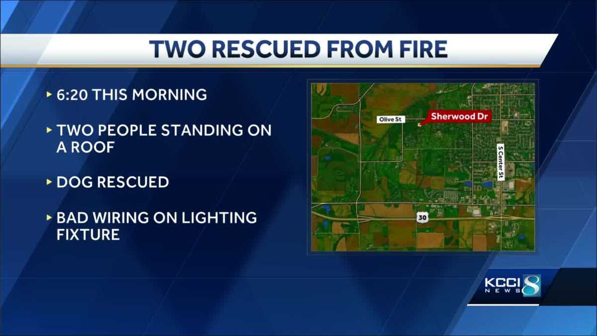 2 rescued from house fire in Marshalltown
