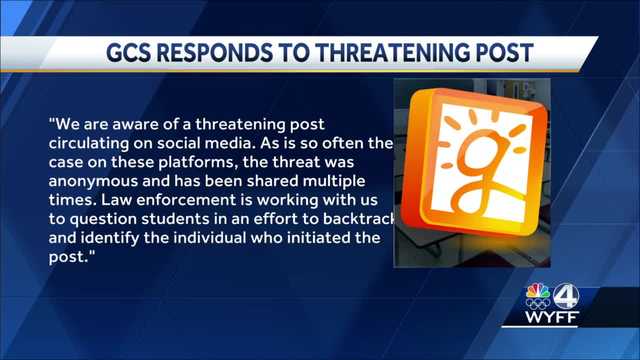 Greenville County School District responds to threatening post - Vimarsana News