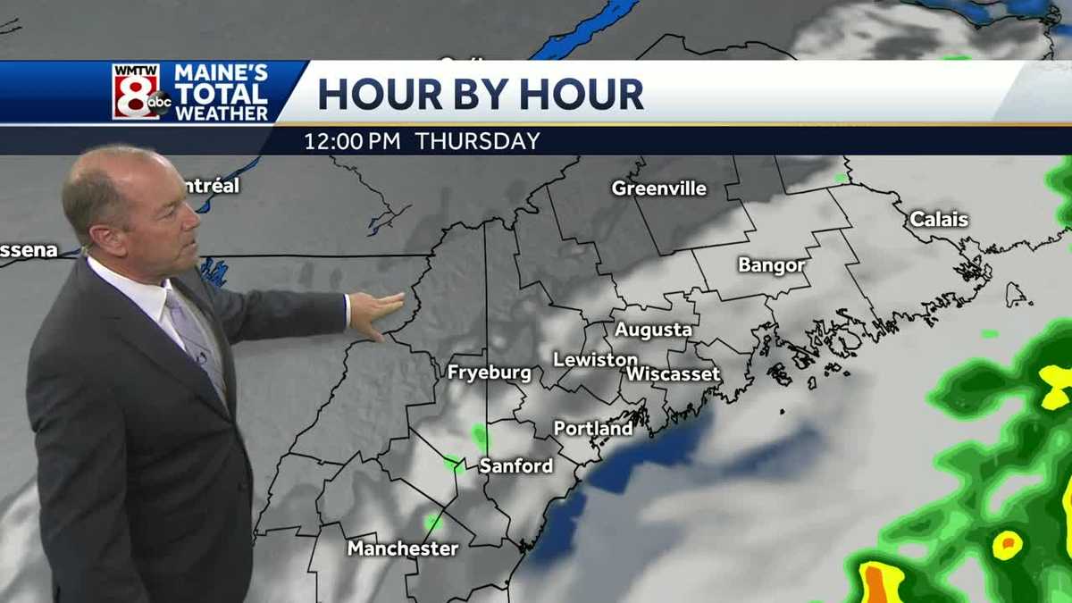 After a wet start, sunshine returns Thursday afternoon