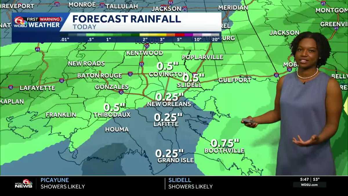 Impact Day: Dry the first half of the day before rain moves in this evening and tonight