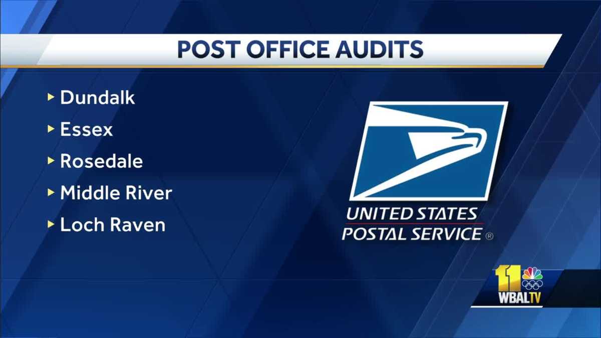 New USPS leadership in Baltimore amid audit of 6 post offices
