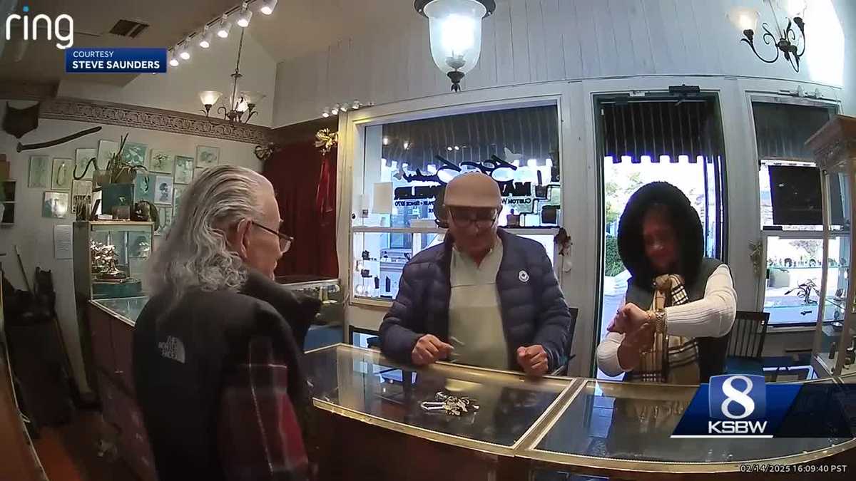 Caught on Camera: California jeweler loses $20,000 in Valentine's Day theft