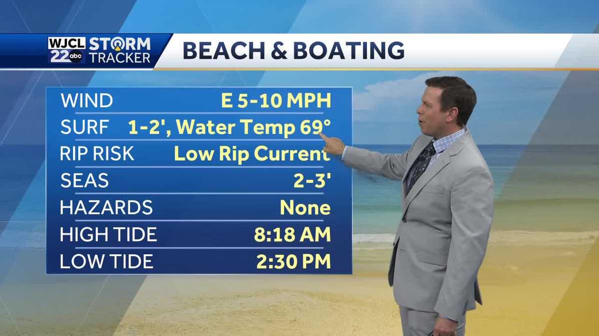 Sunny weather continues but tracking some rain for the weekend - WJCL