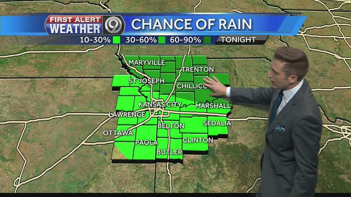 Quick-moving showers possible late Sunday